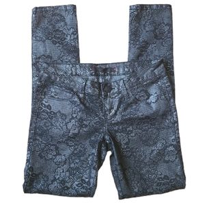 3/$20 Black Metallic Lace Skinny Jean - Size 3